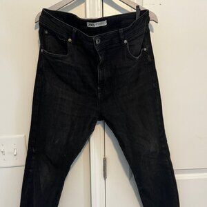 Black Zara Skinny Fit Jeans Men's Size 34/32